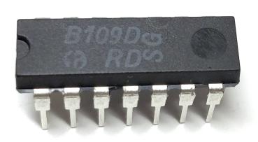 B109D = uA709 = LM709 Operational Amplifier DIP14