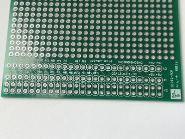 Perfboard for Z8 Basic Single board computer