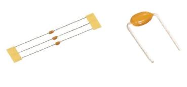 Ceramic Capacitors 100nF, 50V, X7R, axial