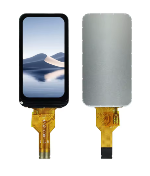 TFT 1.47" LCD Display 172x320 IPS ST7789 SPI and Touch CST816D and FFC Connector 16pol. Top/Bot