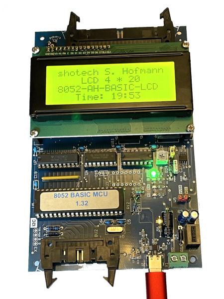 8052AH-BASIC-EEPROM-LCD1-PCB/Kit