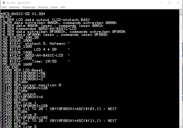 8052AH-BASIC-EEPROM-LCD1-PCB/Kit