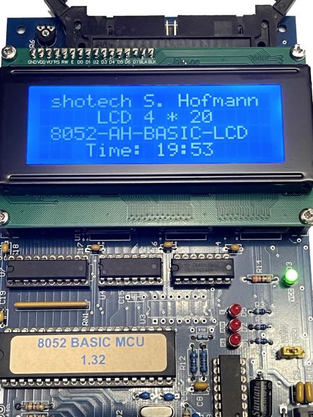 8052AH-BASIC-EEPROM-LCD1-PCB/Kit
