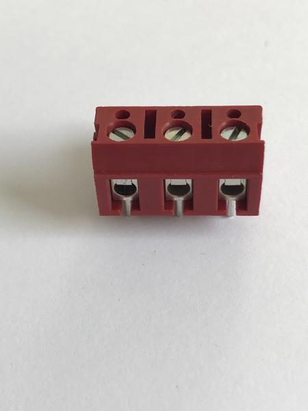 Reihenklemme, 7.5 mm, 3 -polig, Schraubanschluss rot