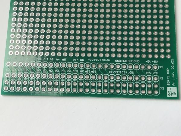 Perfboard for Z8 Basic Single board computer