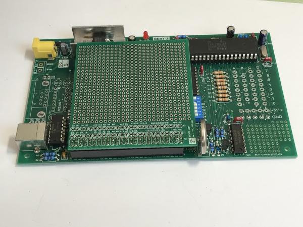 Perfboard for Z8 Basic Single board computer
