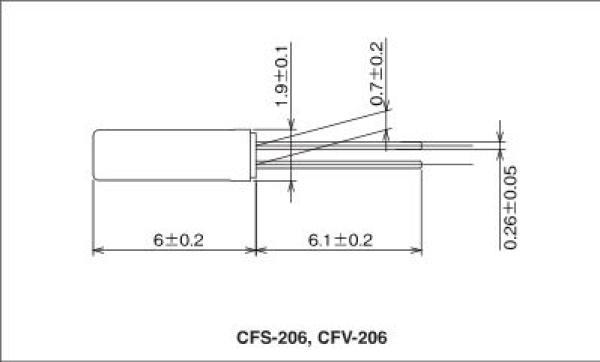 Crystal 100.000 KHz - CFV206-100.00DZFB