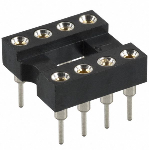 DIL Precision Socket 8pol. 7.62mm