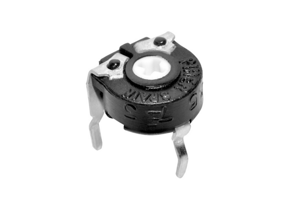 Kohleschicht-Trimmer 10k ±20% liegend 0,1W RM5