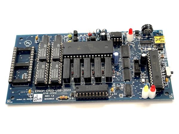 SHOEMU3  EPROM Emulator 2716 to 27512 Bausatz